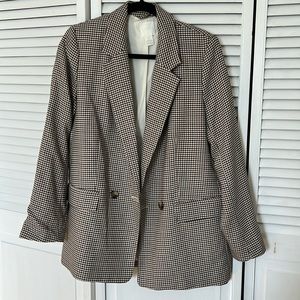 H&M Houndstooth blazer